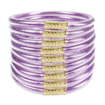 Simple Style Solid Color Pvc Handmade Women'S Wristband