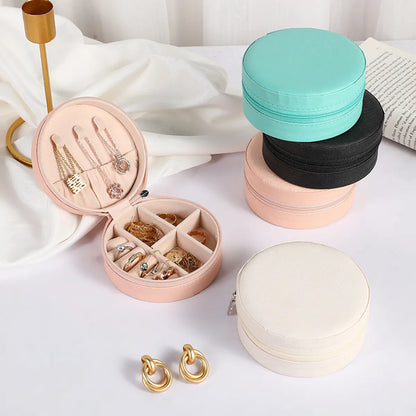 Simple Style Solid Color Pvc Jewelry Boxes