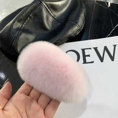 Simple Style Solid Color Rex Rabbit Fur Hair Claws