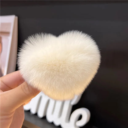 Simple Style Solid Color Rex Rabbit Fur Hair Claws