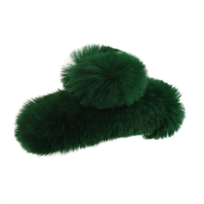 Simple Style Solid Color Rex Rabbit Fur Hair Claws