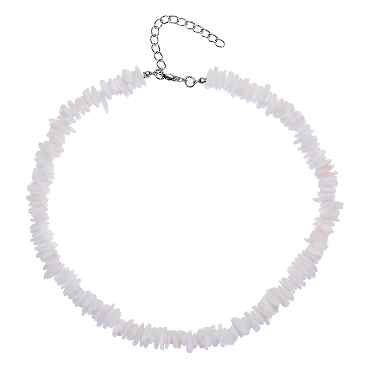 Simple Style Solid Color Shell Beaded Women'S Necklace