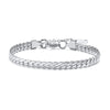Simple Style Solid Color Stainless Steel Bracelets 1 Piece