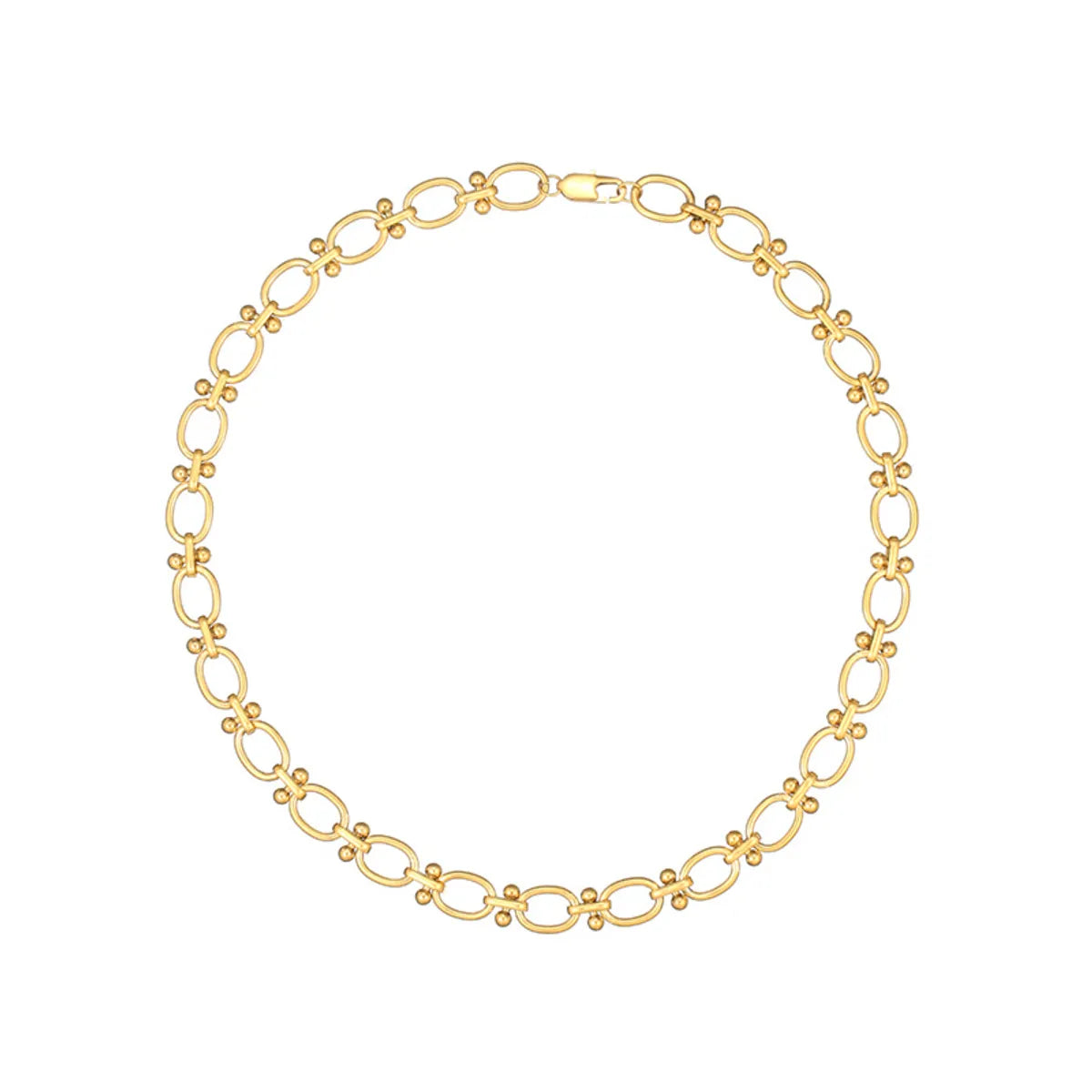 Simple Style Solid Color Stainless Steel Gold Plated Bracelets In Bulk