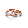 Simple Style Solid Color Stainless Steel Metal Rings