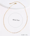 Simple Style Solid Color Stainless Steel Necklace