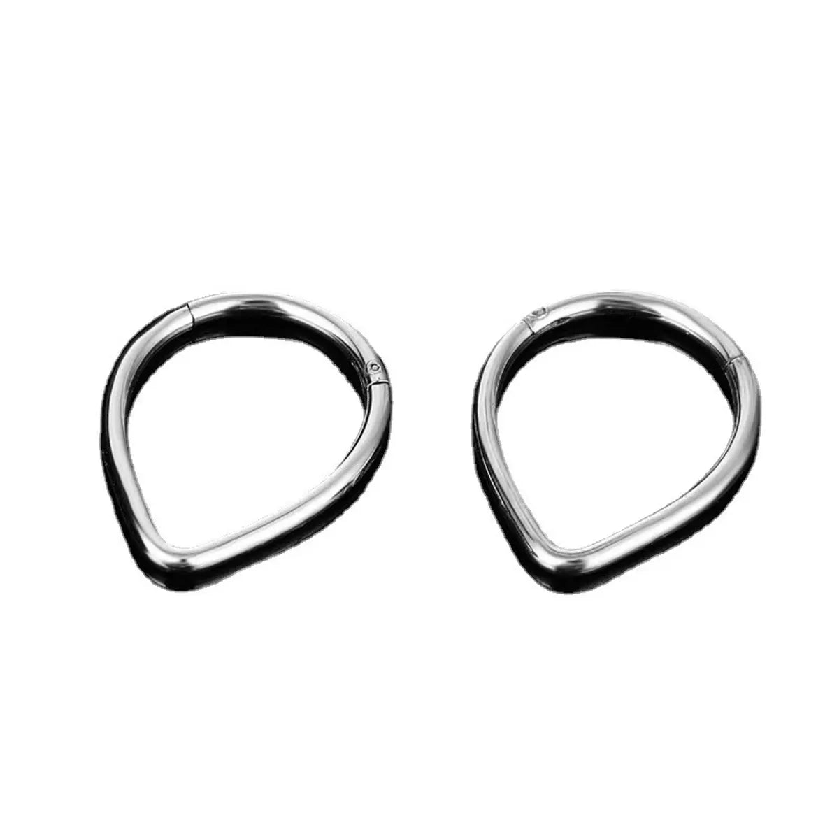 Simple Style Solid Color Stainless Steel Nose Ring In Bulk