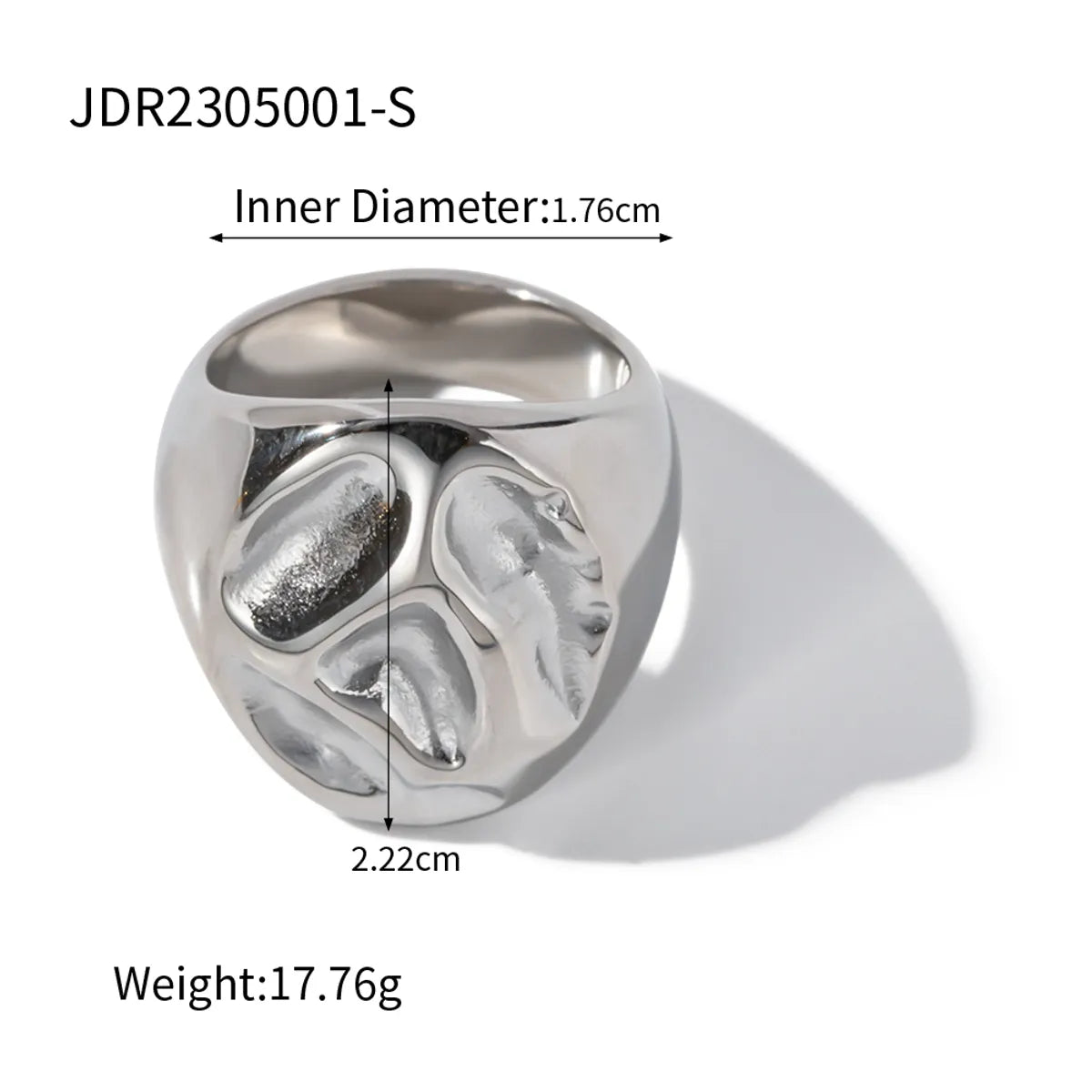 Wholesale Jewelry Simple Style Solid Color 316 Stainless Steel  Plating Rings