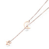 304 Stainless Steel 18K Gold Plated Simple Style Plating Solid Color Pendant Necklace