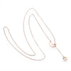 304 Stainless Steel 18K Gold Plated Simple Style Plating Solid Color Pendant Necklace