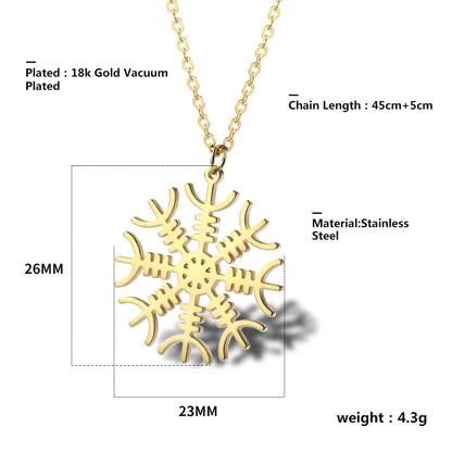 304 Stainless Steel 18K Gold Plated Simple Style Plating Solid Color Pendant Necklace