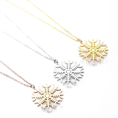 304 Stainless Steel 18K Gold Plated Simple Style Plating Solid Color Pendant Necklace