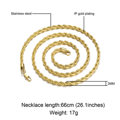 Wholesale Jewelry Simple Style Solid Color 304 Stainless Steel Polishing Necklace