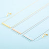Wholesale Jewelry Simple Style Solid Color Stainless Steel Titanium Steel Rhinestones 18K Gold Plated Inlay Jewelry Set