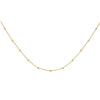 Simple Style Solid Color Stainless Steel Titanium Steel Plating Necklace