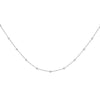 Simple Style Solid Color Stainless Steel Titanium Steel Plating Necklace
