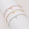 Wholesale Jewelry Simple Style Customization Laser Engraving Solid Color Stainless Steel 18K Gold Plated Rose Gold Plated Anklet