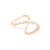 Simple Style Solid Color Sterling Silver Plating Gold Plated Rings