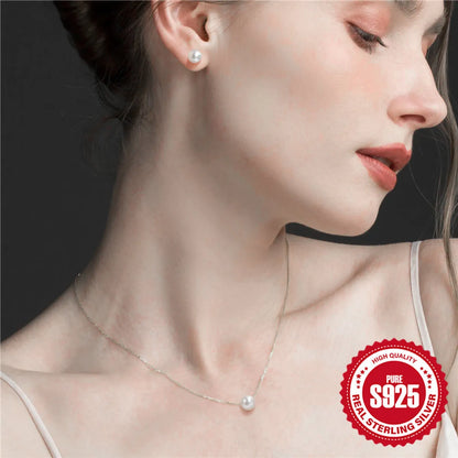 Simple Style Solid Color Sterling Silver Plating Women's Jewelry Set