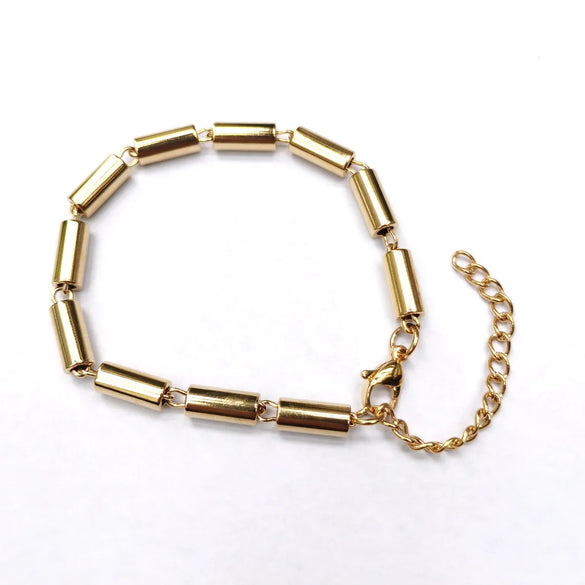 Simple Style Solid Color Titanium Steel Bracelets In Bulk