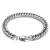 Simple Style Solid Color Titanium Steel Chain Unisex Bracelets