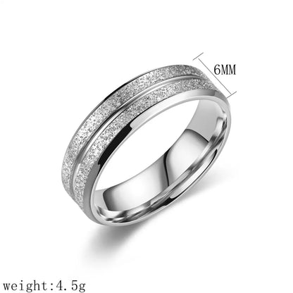 Simple Style Solid Color Titanium Steel Plating 18k Gold Plated Men's Rings