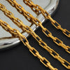 Wholesale Jewelry Simple Style Solid Color Titanium Steel 18K Gold Plated Plating Bracelets Necklace