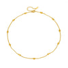 Simple Style Solid Color Titanium Steel Plating Gold Plated Necklace