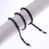 Simple Style Solid Color Titanium Steel Plating Unisex Necklace