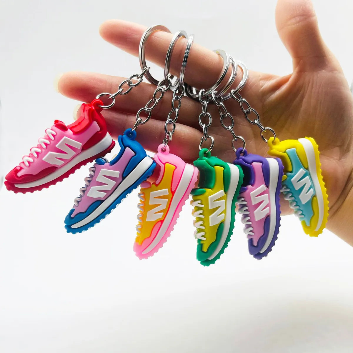 Simple Style Sports Shoe PVC Unisex Bag Pendant Keychain