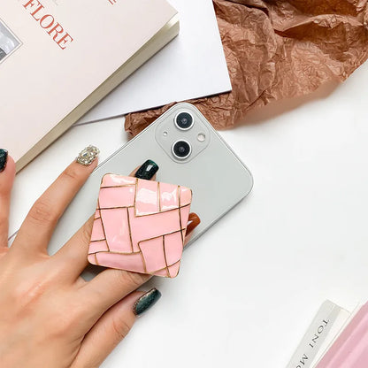 Simple Style Square Alloy Phone Cases