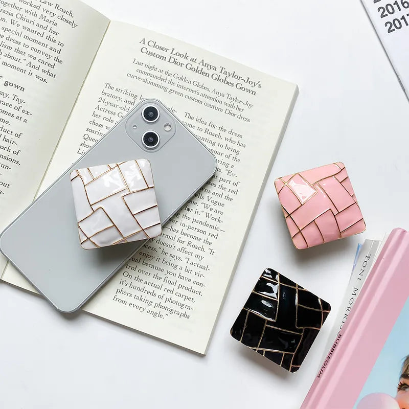 Simple Style Square Alloy Phone Cases