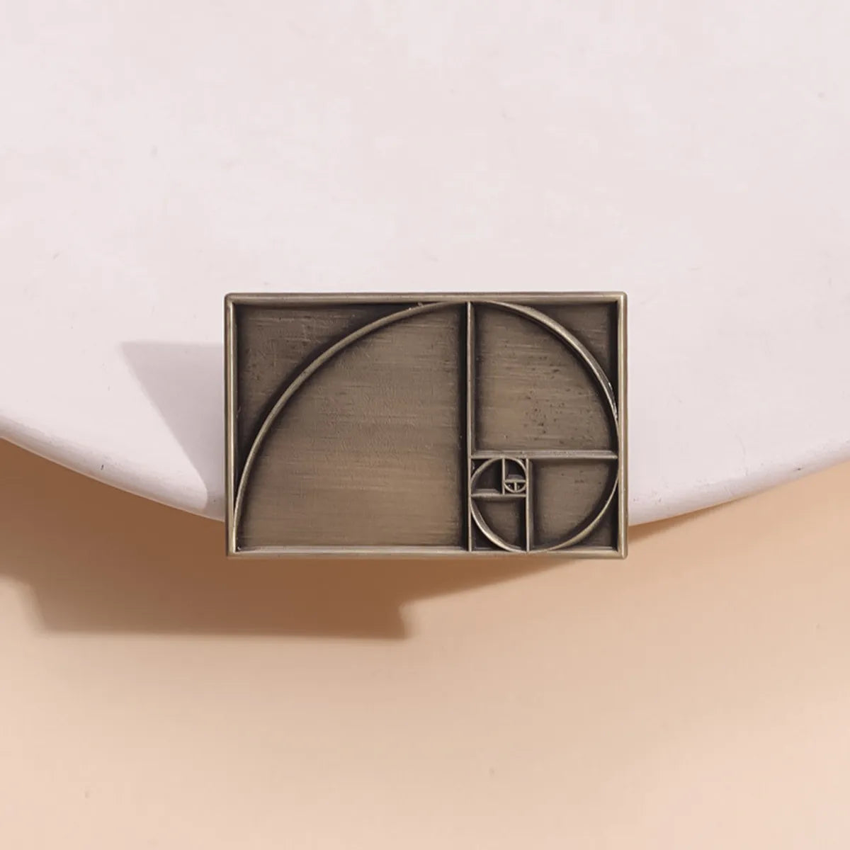 Simple Style Square Alloy Plating Unisex Brooches