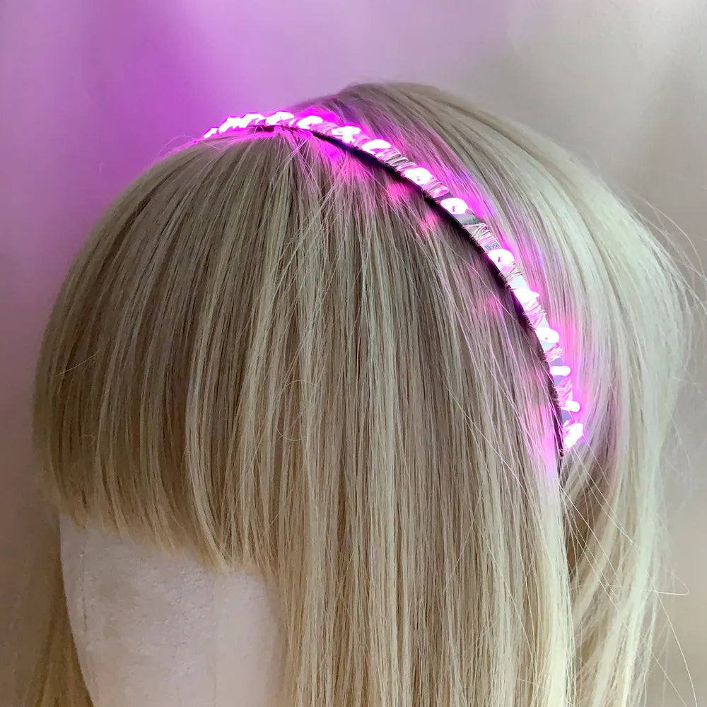 Simple Style Square Crystal Patchwork Hair Band