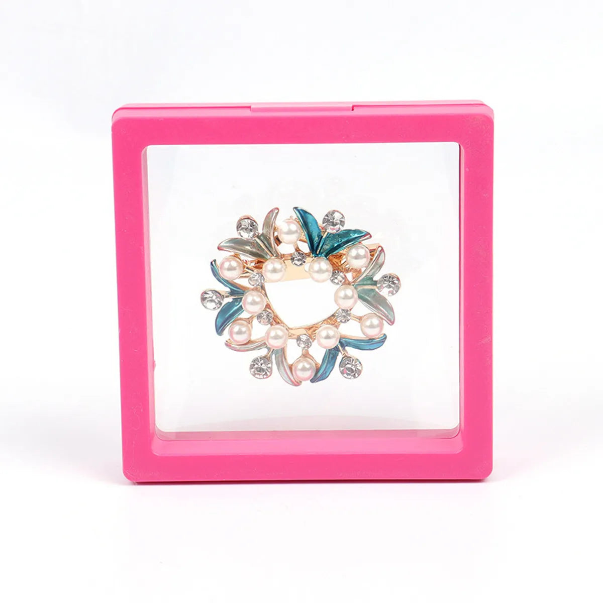 Simple Style Square Plastic Jewelry Boxes