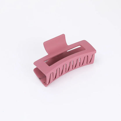 Simple Style Square Plastic Stoving Varnish Hair Claws