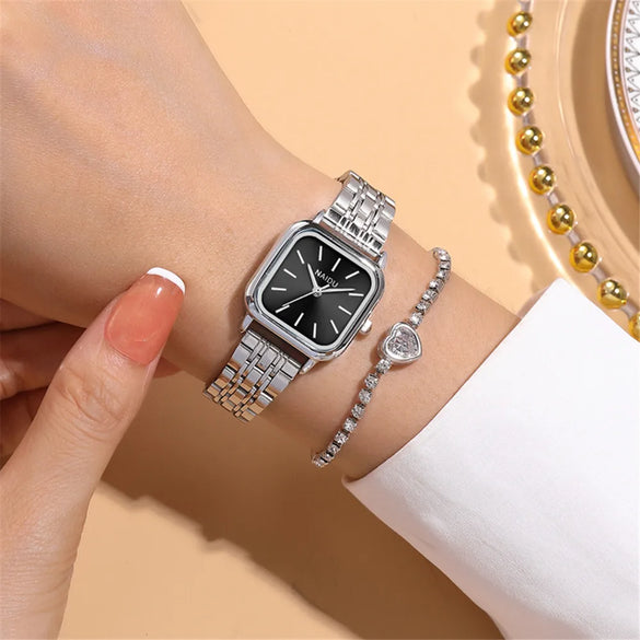 Simple Style Square Quartz Women'S Watches