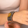 Simple Style Stainless Steel 18K Gold Plated Love Bracelet For Women With 18K Furnace Vacuum Plating