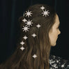 Simple Style Star Alloy Inlay Rhinestones Hair Clip