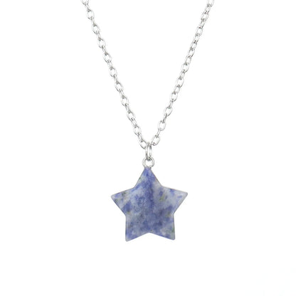 Simple Style Star Crystal Handmade Pendant Necklace 1 Piece