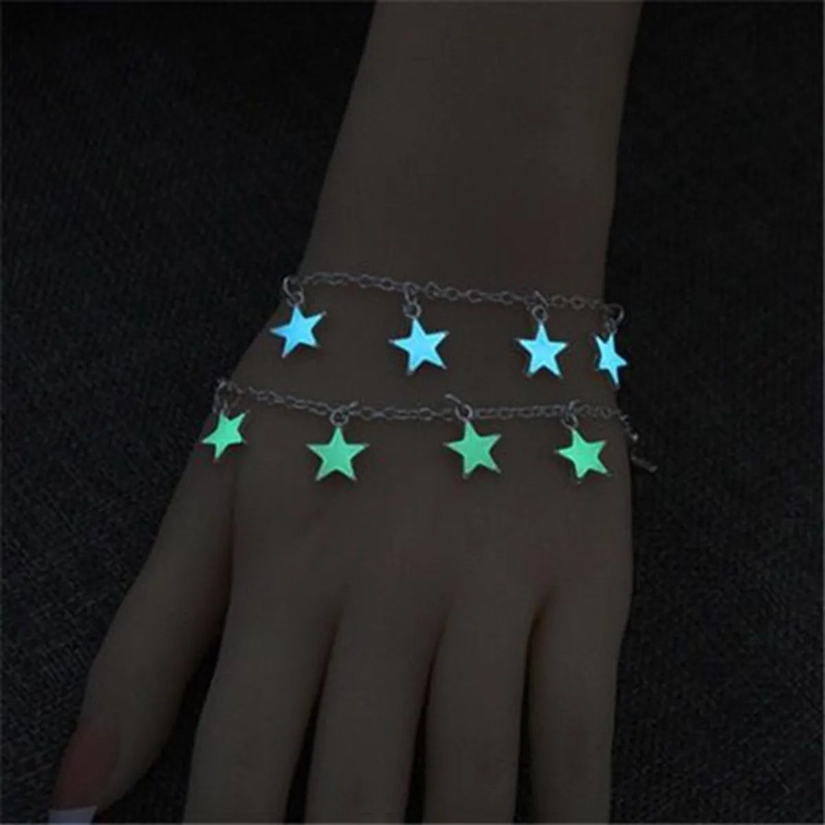 Simple Style Star Heart Shape Alloy Wholesale Bracelets