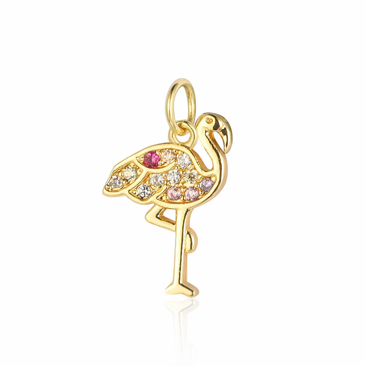 Simple Style Star Heart Shape Copper Plating Inlay Zircon Gold Plated Silver Plated Charms Jewelry Accessories