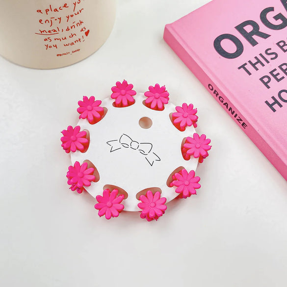 Simple Style Star Heart Shape Plastic Hair Claws