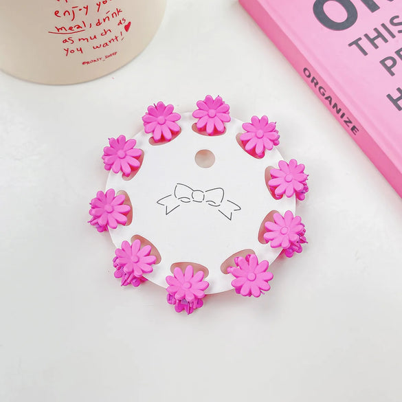 Simple Style Star Heart Shape Plastic Hair Claws