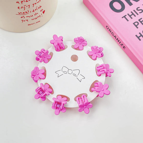 Simple Style Star Heart Shape Plastic Hair Claws