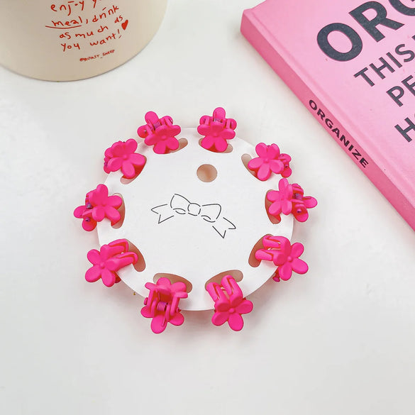 Simple Style Star Heart Shape Plastic Hair Claws