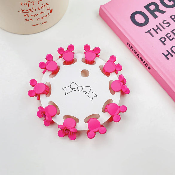 Simple Style Star Heart Shape Plastic Hair Claws