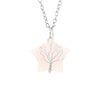 Simple Style Star Natural Stone Ferroalloy Patchwork Pendant Necklace