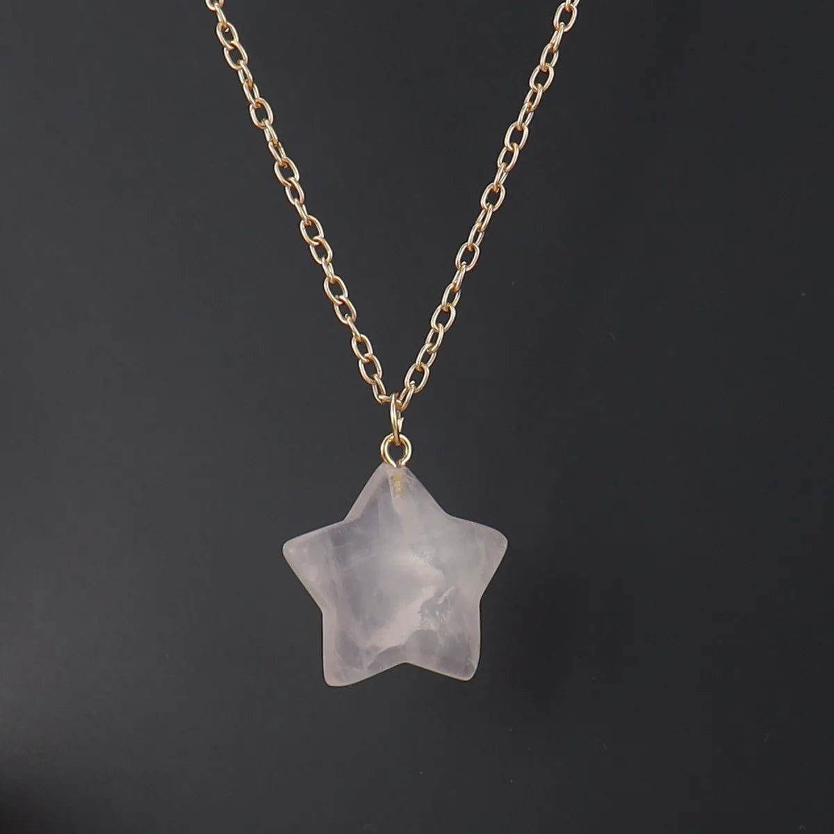 Simple Style Star Natural Stone Handmade Pendant Necklace 1 Piece