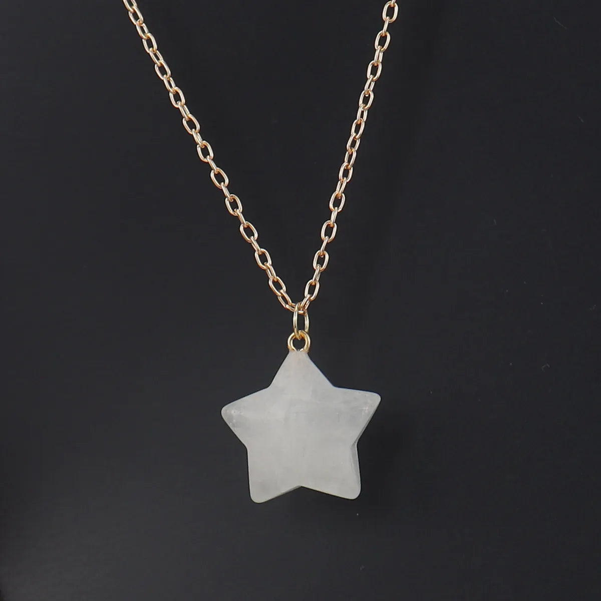 Simple Style Star Natural Stone Handmade Pendant Necklace 1 Piece